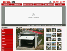 Tablet Screenshot of garazs.info